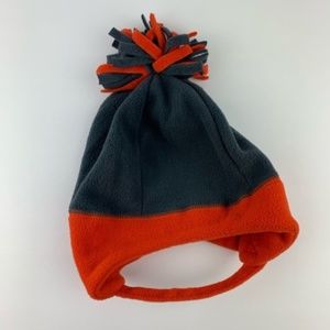 The Children’s Place orange and gray winter hat, toddler size, 2-4 years